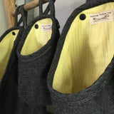 Charcoal and Textural Yellow Hanging Pods