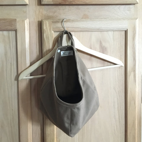Shorty X-Large Brown Canvas Hanging Pod