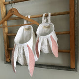 Vintage and Linen Bunny Hanging Pods