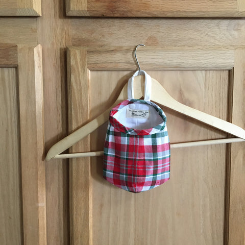Red Plaid Pocket Pod