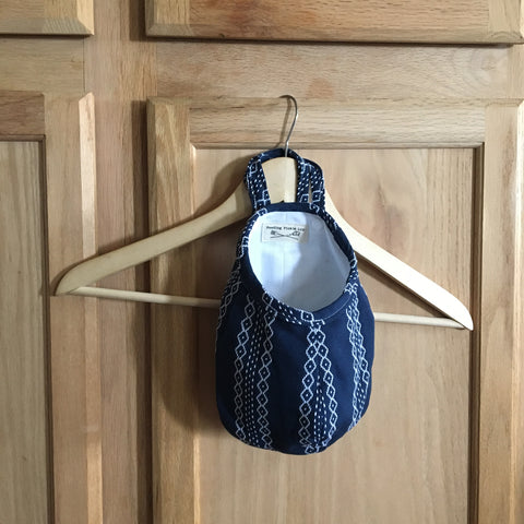 Medium Blue Boho Hanging Pod