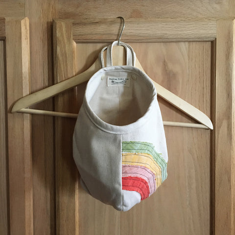 Large Neutral Rainbow Hanging Pod