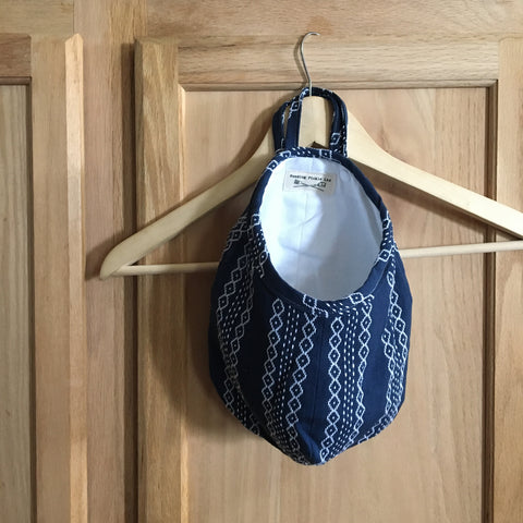 Large Blue Boho Hanging Pod