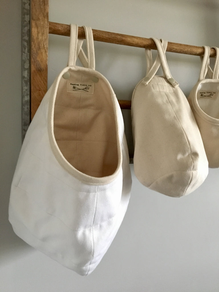 Natural Cotton Hanging Storage Bags